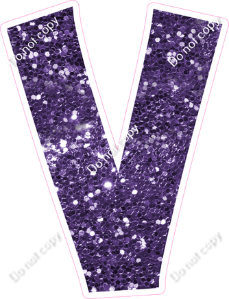 KG 23.5" Individuals - Purple Sparkle V