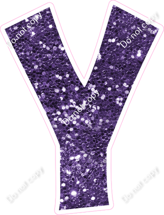 KG 23.5" Individuals - Purple Sparkle Y