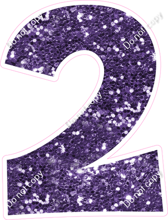 KG 23.5" Individuals - Purple Sparkle 2