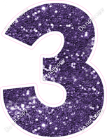 KG 23.5" Individuals - Purple Sparkle 3
