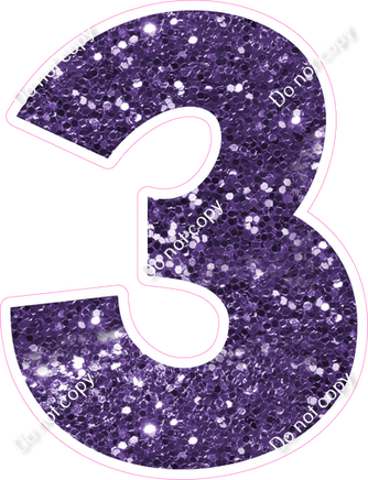KG 23.5" Individuals - Purple Sparkle 3