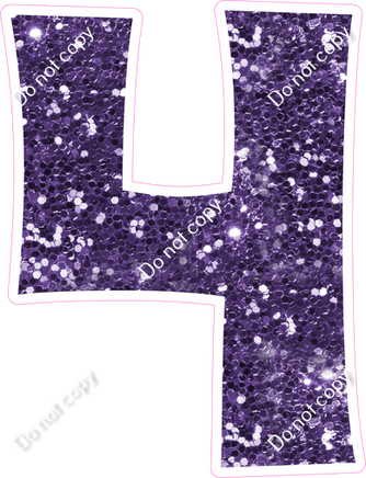 KG 23.5" Individuals - Purple Sparkle 4