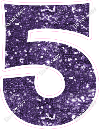 KG 23.5" Individuals - Purple Sparkle 5