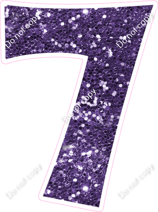 KG 23.5" Individuals - Purple Sparkle 7