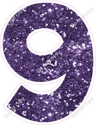 KG 23.5" Individuals - Purple Sparkle 9