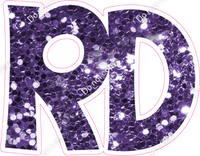 KG 23.5" Individuals - Purple Sparkle RD