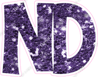 KG 23.5" Individuals - Purple Sparkle ND