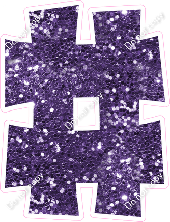 KG 23.5" Individuals - Purple Sparkle #