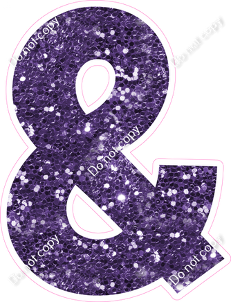 KG 23.5" Individuals - Purple Sparkle &