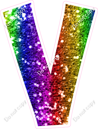 KG 23.5" Individuals - Rainbow Sparkle V