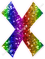 KG 23.5" Individuals - Rainbow Sparkle X