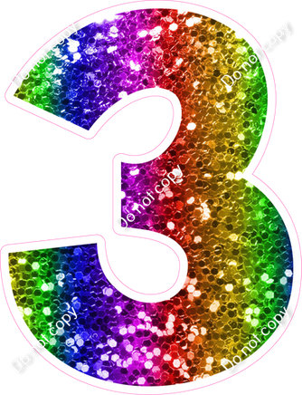 KG 23.5" Individuals - Rainbow Sparkle 3