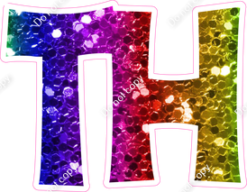 KG 23.5" Individuals - Rainbow Sparkle TH