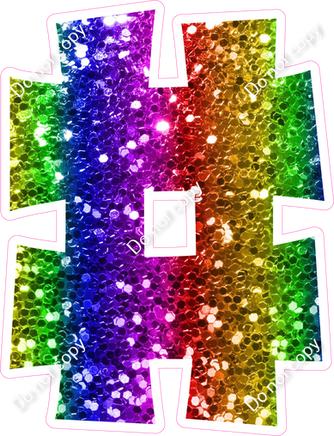 KG 23.5" Individuals - Rainbow Sparkle #