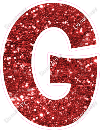KG 23.5" Individuals - Red Sparkle G