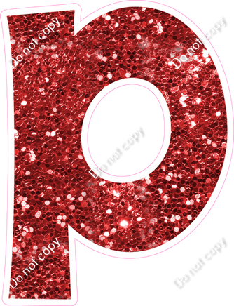 KG 23.5" Individuals - Red Sparkle P