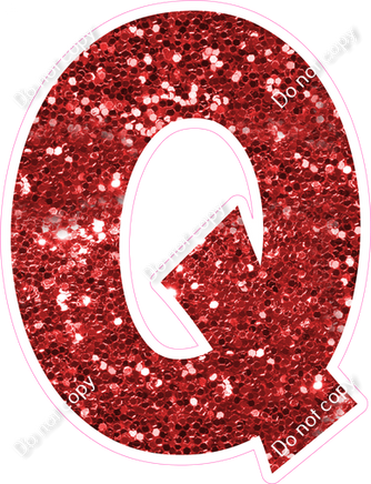 KG 23.5" Individuals - Red Sparkle Q