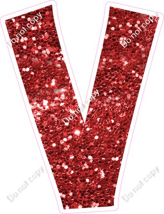 KG 23.5" Individuals - Red Sparkle V