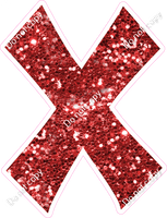 KG 23.5" Individuals - Red Sparkle X