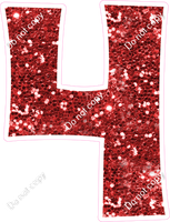 KG 23.5" Individuals - Red Sparkle 4
