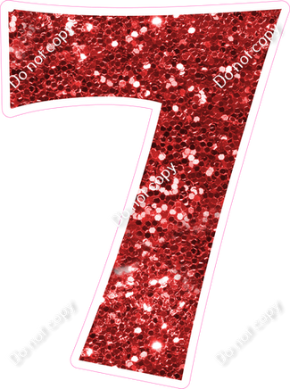 KG 23.5" Individuals - Red Sparkle 7