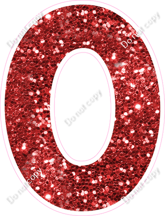 KG 23.5" Individuals - Red Sparkle