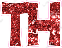 KG 23.5" Individuals - Red Sparkle TH