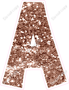 KG 23.5" Individuals - Rose Gold Sparkle A