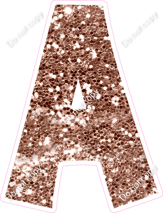 KG 23.5" Individuals - Rose Gold Sparkle A