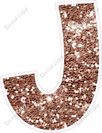 KG 23.5" Individuals - Rose Gold Sparkle J