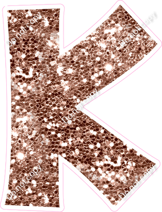 KG 23.5" Individuals - Rose Gold Sparkle K