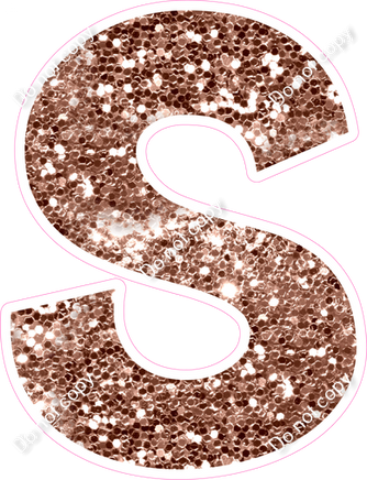 KG 23.5" Individuals - Rose Gold Sparkle S