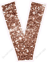 KG 23.5" Individuals - Rose Gold Sparkle V