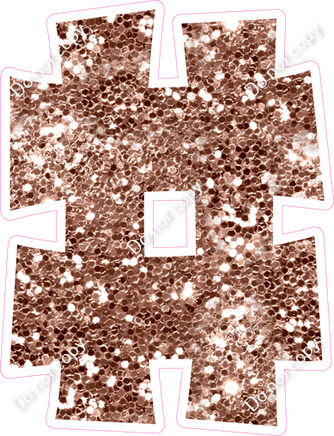 KG 23.5" Individuals - Rose Gold Sparkle #