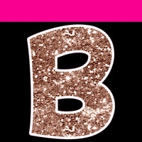 Sparkle - 23.5" KG 68 pc Alphabet Sets Sparkle Rose Gold