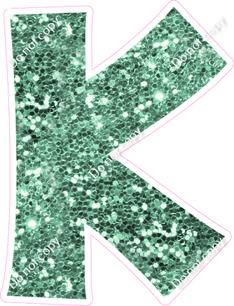 KG 23.5" Individuals - Sea Foam Sparkle K