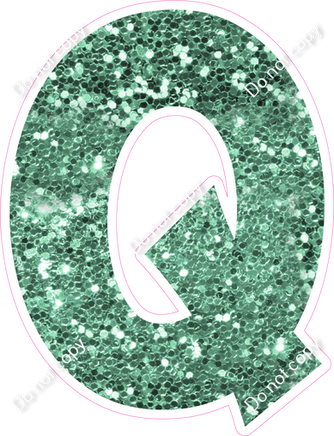 KG 23.5" Individuals - Sea Foam Sparkle Q