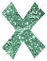 KG 23.5" Individuals - Sea Foam Sparkle X