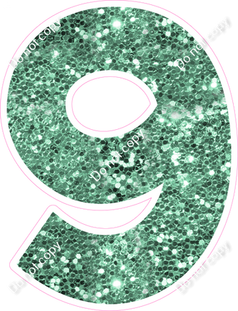 KG 23.5" Individuals - Sea Foam Sparkle 9