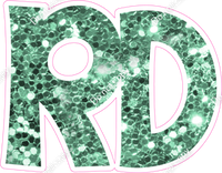 KG 23.5" Individuals - Sea Foam Sparkle RD