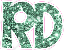 KG 23.5" Individuals - Sea Foam Sparkle RD