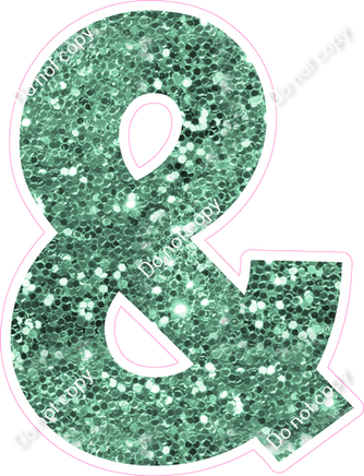 KG 23.5" Individuals - Sea Foam Sparkle &
