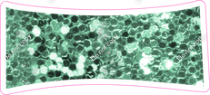 KG 23.5" Individuals - Sea Foam Sparkle Dash