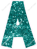KG 23.5" Individuals - Teal Sparkle A