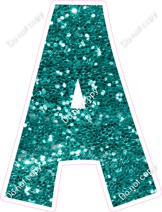 KG 23.5" Individuals - Teal Sparkle A