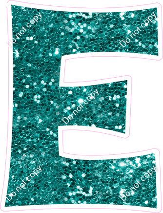 KG 23.5" Individuals - Teal Sparkle E