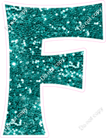 KG 23.5" Individuals - Teal Sparkle F