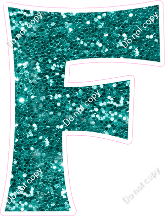 KG 23.5" Individuals - Teal Sparkle F