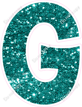 KG 23.5" Individuals - Teal Sparkle G
