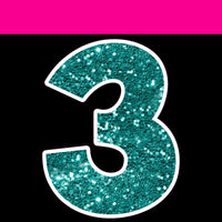 Sparkle - 23.5" KG 10 pc 0-9 Sets Sparkle Teal